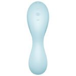 SATISFYER - CURVY TRINITY 5 AIR PULSE STIMULATOR & VIBRATOR APP BLUE - Bild 3