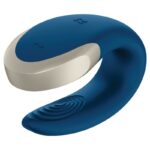 SATISFYER - DOUBLE LOVE LUXURY PARTNER VIBRATOR BLUE - Bild 2