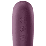 SATISFYER - DUAL KISS AIR PULSE VIBRATOR WINE RED - Bild 3