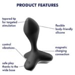 SATISFYER - GAME CHANGER PLUG VIBRATOR BLACK - Bild 4