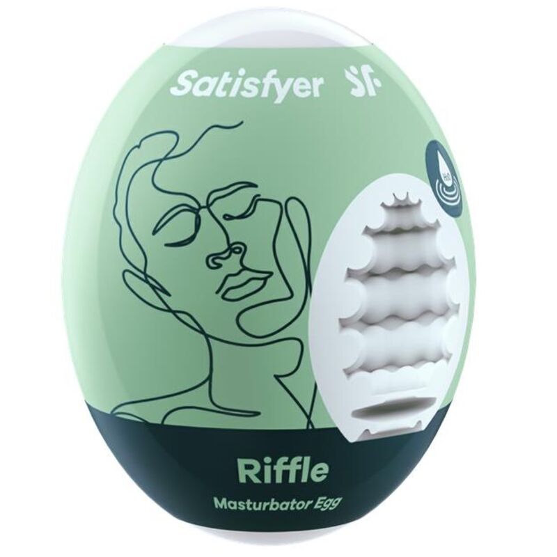 SATISFYER - RIFFLE MASTURBATOR EGG SATISFYER - RIFFLE MASTURBATOR EGG