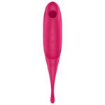 SATISFYER - TWIRLING PRO AIR PULSE STIMULATOR & VIBRATOR RED - Bild 2