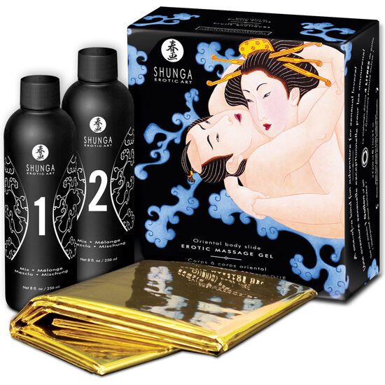 SHUNGA - ORIENTAL BODY TO BODY EROTIC MASSAGE GEL WITH EXOTIC FRUITS SHUNGA - ORIENTAL BODY TO BODY EROTIC MASSAGE GEL WITH EXOTIC FRUITS