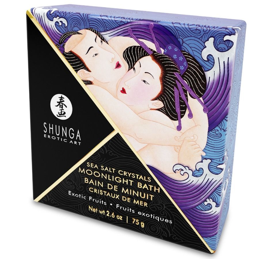 SHUNGA - EXOTIC PURPLE FLAVORED BATH SALTS 75 GR SHUNGA - EXOTIC PURPLE FLAVORED BATH SALTS 75 GR