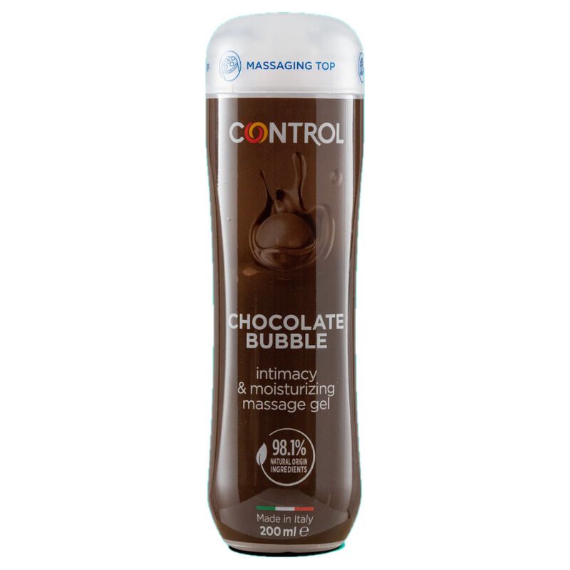 CONTROL - MASSAGE GEL 3 IN 1 CHOCOLATE BUBBLE 200 ML CONTROL - MASSAGE GEL 3 IN 1 CHOCOLATE BUBBLE 200 ML