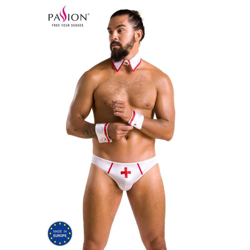 PASSION - 037 SLIP GREGORY WHITE S/M PASSION - 037 SLIP GREGORY WHITE S/M