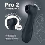 SATISFYER - PRO 2 GENERATION 3 LIQUID AIR TECHNOLOGY BLACK - Bild 5