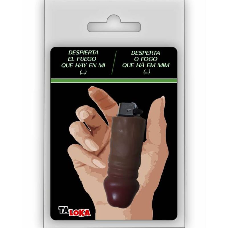 TALOKA - FANTASTIC LIGHTER IN THE SHAPE OF A MULATTO COLOR PENIS 100% RECHARGEABLE TALOKA - FANTASTIC LIGHTER IN THE SHAPE OF A MULATTO COLOR PENIS 100% RECHARGEABLE