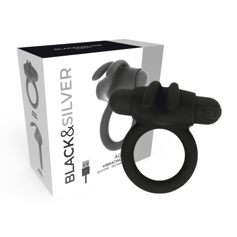 BLACKSILVER-AGRON-COCK-RING-4 BLACK&SILVER - AGRON RING 2.O - Bild 1