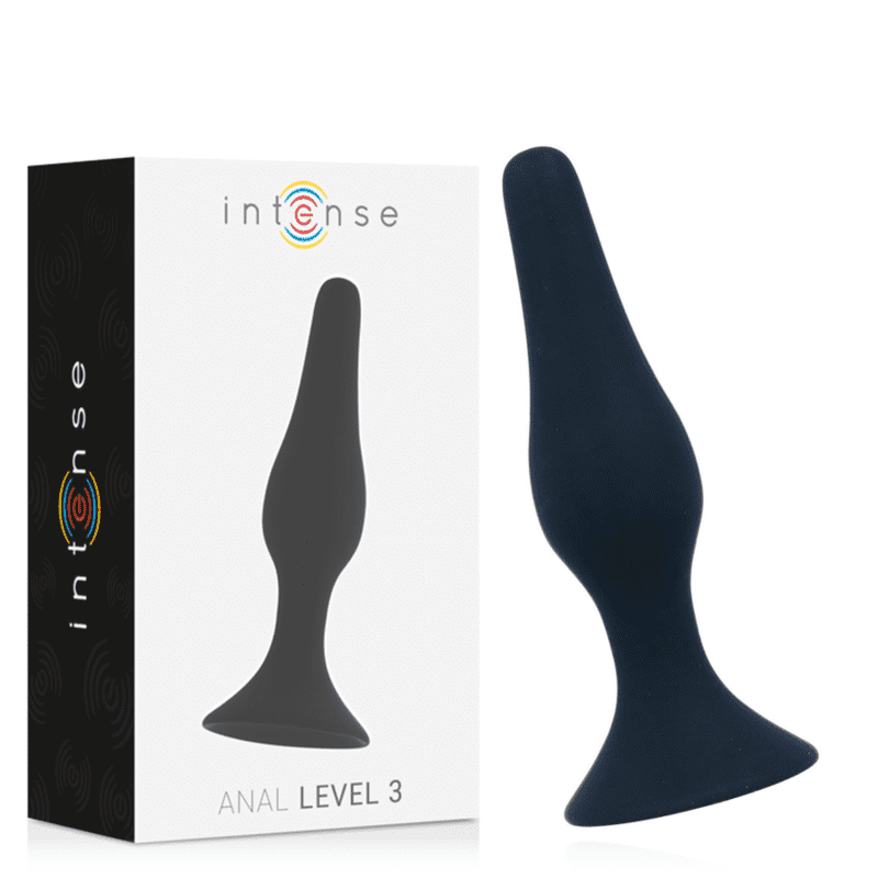 INTENSE - ANAL LEVEL 3 12.5CM BLACK INTENSE - ANAL LEVEL 3 12.5CM BLACK