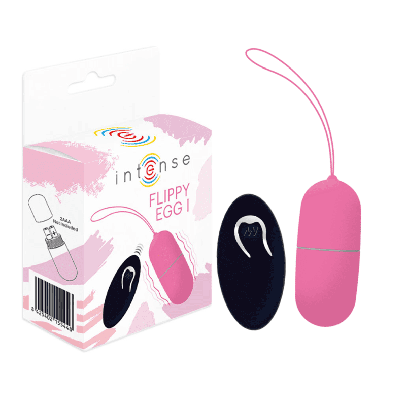 INTENSE - FLIPPY I VIBRATING EGG WITH REMOTE CONTROL PINK INTENSE - FLIPPY I VIBRATING EGG WITH REMOTE CONTROL PINK