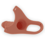 INTENSE - HOLLOW HARNESS WITH SILICONE DILDO 16 X 3.5 CM - Bild 5