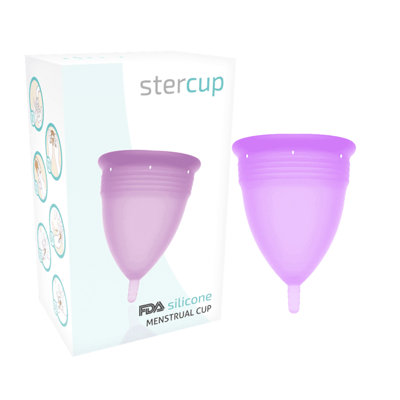 STERCUP - FDA SILICONE MENSTRUAL CUP VIOLET - SIZE S STERCUP - FDA SILICONE MENSTRUAL CUP VIOLET - SIZE S