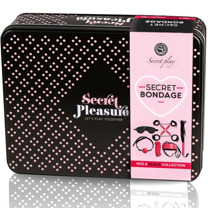 SECRETPLAY - BDSM SET 6 PCS RED COLLECTION SECRETPLAY - BDSM SET 6 PCS RED COLLECTION