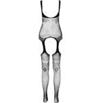 PASSION - ECO COLLECTION BODYSTOCKING ECO BS008 WHITE - Bild 4