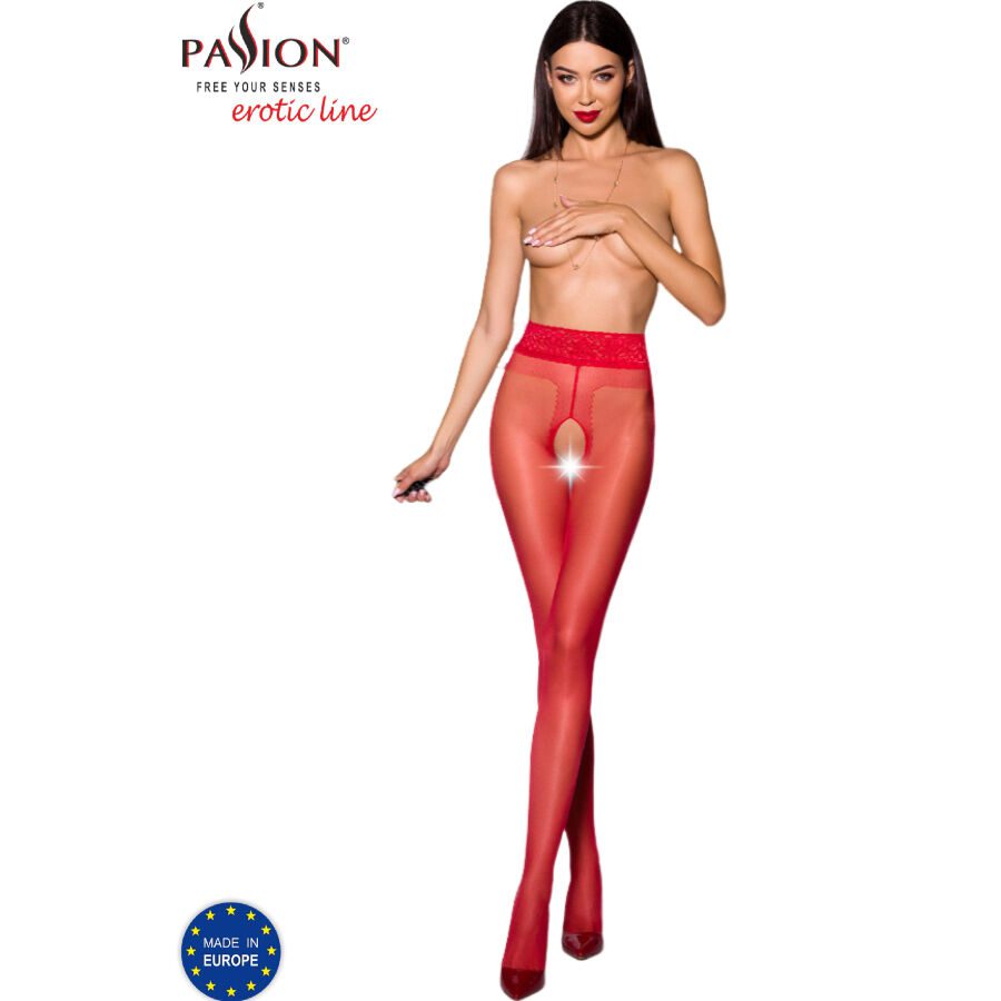 PASSION - TIOPEN 001 RED TIGHTS 1/2 20 DEN PASSION - TIOPEN 001 RED TIGHTS 1/2 20 DEN