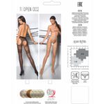 PASSION - TIOPEN 002 BLACK TIGHTS 3/4 20 DEN - Bild 5