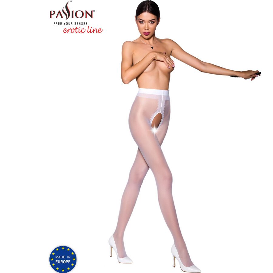 PASSION - TIOPEN 007 WHITE TIGHTS 1/2 20 DEN PASSION - TIOPEN 007 WHITE TIGHTS 1/2 20 DEN