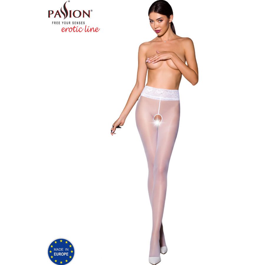 PASSION - TIOPEN 008 WHITE TIGHTS 1/2 30 DEN PASSION - TIOPEN 008 WHITE TIGHTS 1/2 30 DEN