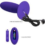 PRETTY LOVE - YOUTH PLUG ANAL VIBRATOR REMOTE CONTROL VIOLET - Bild 5