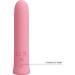 PRETTY LOVE - CURTIS MINI SUPER POWER VIBRATOR 12 PINK SILICONE VIBRATIONS - Bild 4