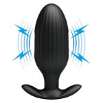 PRETTY LOVE - JEFFERSON APP CONTROLLED ANAL PLUG BLACK - Bild 3