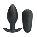 PRETTY LOVE - REGINA ANAL PLUG RECHARGEABLE VIBRATOR BLACK - Bild 2