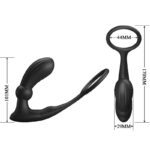 PRETTY LOVE - WARREN BLACK ANAL RING & VIBRATOR - Bild 4