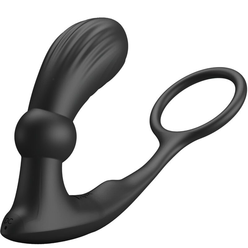 PRETTY LOVE - WARREN BLACK ANAL RING & VIBRATOR PRETTY LOVE - WARREN BLACK ANAL RING & VIBRATOR