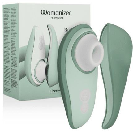WOMANIZER - LIBERTY 2 CLITORIS STIMULATOR & SUCKER LIGHT GREEN