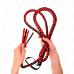 KINK - RED LONG SNAKE WHIP 210 CM - Bild 4