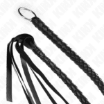 KINK - SNAKE WHIP WITH BLACK HAND RING 65 CM - Bild 4