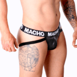 MACHO - MX25NC JOCK BLACK LEATHER M - Bild 2