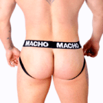 MACHO - MX25NC JOCK BLACK LEATHER M - Bild 4