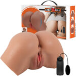 CRAZY BULL - HAILEY VIBRATOR BUTT WITH REALISTIC VAGINA AND ANUS CONTROL REMOTO