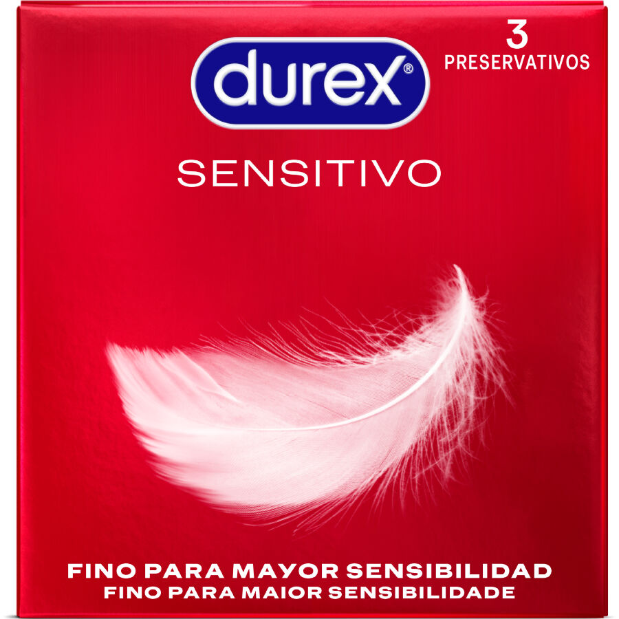 DUREX - SENSITIVE CONDOMS 3 UNITS DUREX - SENSITIVE CONDOMS 3 UNITS