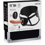 FETISH SUBMISSIVE CYBER STRAP - HARNESS WITH REMOTE CONTROL DILDO WATCHME S TECHNOLOGY - Bild 2