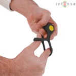 INTENSE - ALEX VIBRATOR DOUBLE PENIS RING 10 VIBRATIONS BLACK - Bild 5