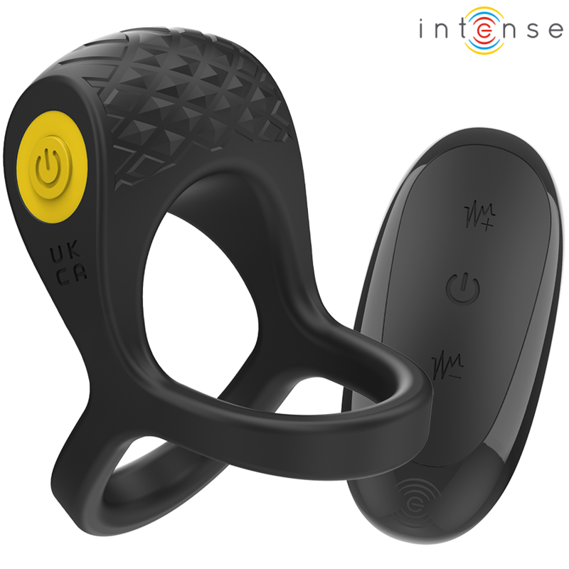 INTENSE - ALEX VIBRATOR DOUBLE PENIS RING 10 VIBRATIONS BLACK INTENSE - ALEX VIBRATOR DOUBLE PENIS RING 10 VIBRATIONS BLACK