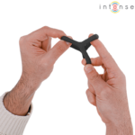 INTENSE - CARSON DOUBLE SILICONE PENIS RING BLACK MODEL 4 - Bild 3