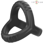 INTENSE - CARSON DOUBLE SILICONE PENIS RING BLACK MODEL 4 - Bild 4