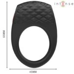 INTENSE - CLOVER VIBRATOR PENIS RING 10 VIBRATIONS BLACK - Bild 4