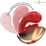 INTENSE - MARIAH VIBRATOR & STIMULATOR IN U SHAPE 10 VIBRATIONS RED - Bild 3
