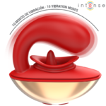 INTENSE - MARIAH VIBRATOR & STIMULATOR IN U SHAPE 10 VIBRATIONS RED - Bild 4