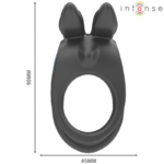 INTENSE - SAM VIBRATOR DOUBLE PENIS RING 10 VIBRATIONS BLACK - Bild 4