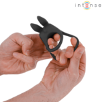 INTENSE - SAM VIBRATOR DOUBLE PENIS RING 10 VIBRATIONS BLACK - Bild 5