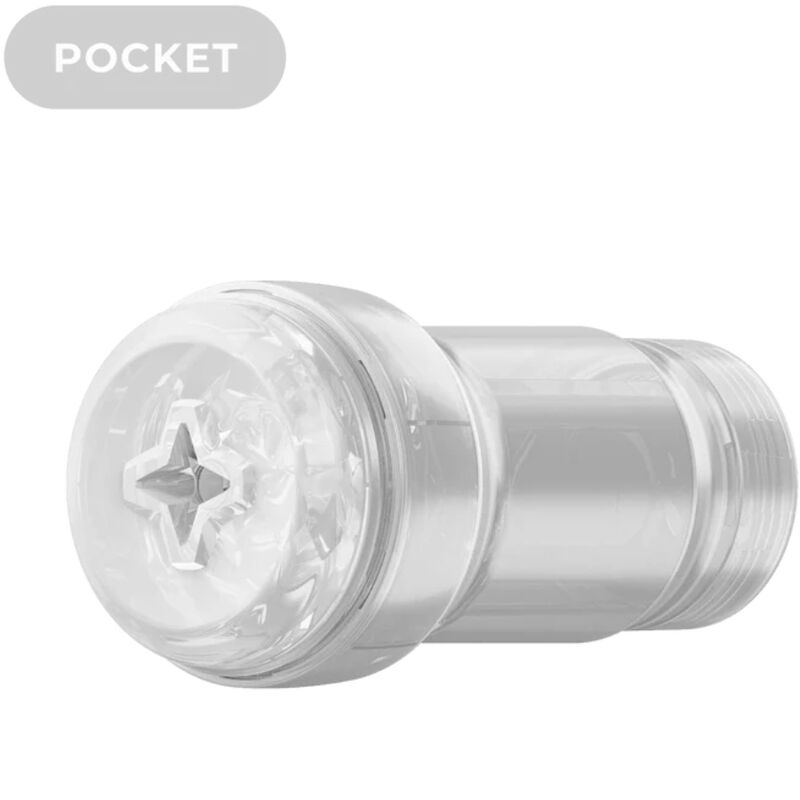 KIIROO - FEEL POCKET STROKER CRYSTAL BY KIIROO TRANSPARENT KIIROO - FEEL POCKET STROKER CRYSTAL BY KIIROO TRANSPARENT