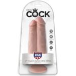 KING COCK - TWO COCKS ONE HOLE 20.3 CM - Bild 3