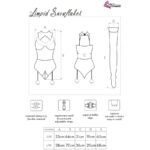 LIVCO CORSETTI FASHION - LIMPID SNOWFLAKES LC 90604 BODY + STOCKINGS + CHRISTMAS HEADBAND S/M - Bild 5