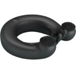 PRETTY LOVE - DAHLIA VIBRATING RING + CLITORIS STIMULATOR 12 VIBRATIONS BLACK - Bild 3
